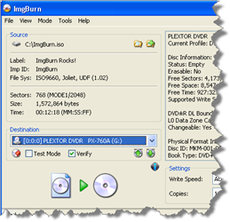 刻录工具ImgBurn：软件虽小，能耐不小